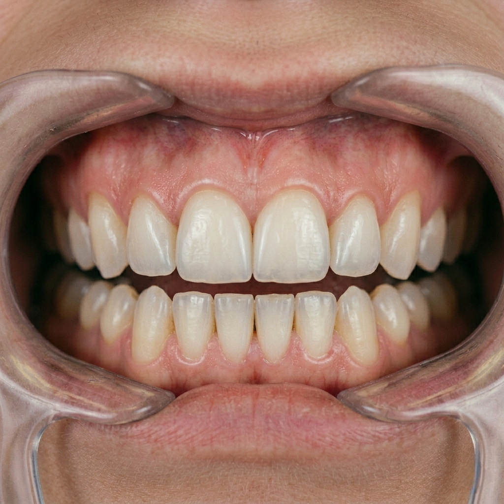After porcelain veneers